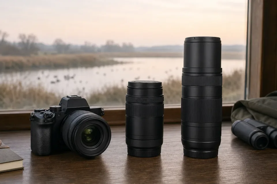 Editorial illustration for Canon RF-S 55-210mm vs RF 100-400mm