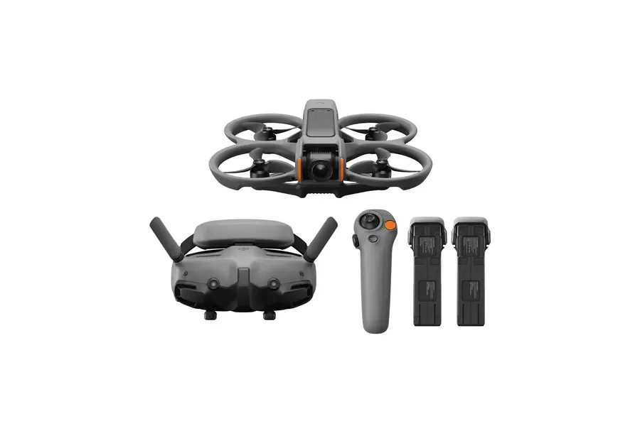 DJI Avata 2 Fly More Combo with Goggles 3, RC Motion 3, three-battery configuration